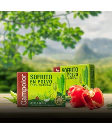 Sofrito en Polvo Campolor (2 Pack) - Authentic Puerto Rican Seasoning 1.41 Ounce (Pack of 2) - Buy Online on GoSupps.com