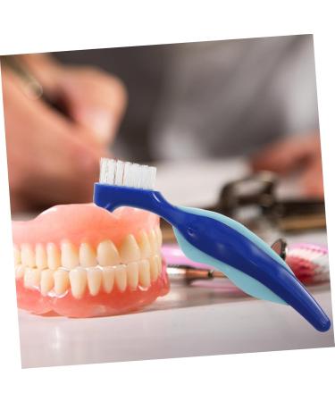 Anneomas 4-Piece Prosthesis Toothbrush Set | Small Care Tools for Braces & Prosthetics - Optimal Cleaning for Dental Care - Buy Online on GoSupps.com