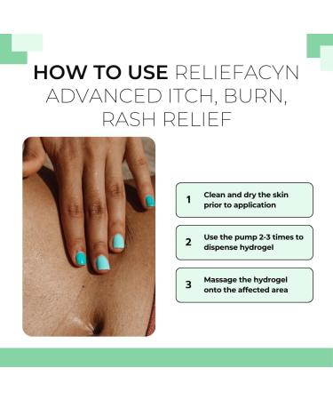 Sonoma Pharmaceuticals Reliefacyn Hydrogel | Soothes Itch Rash & Skin Irritation | Safe for All Skin Types - Fast International Shipping - Buy Online on GoSupps.com