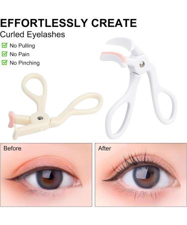 Mayoii Eyelash Curler with 2 Silicone Refill Pads Professional Lash Curler Makeup Tool for Women Girls Long-Lasting Curl Wide Angle+Detail Eyelash Curlers - Buy Online on GoSupps.com