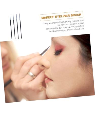 Baluue 4pcs Fine Eyeliner Brush Eye Shadow Travel Lipstick Brush Makeup Black Fiber - Buy Online on GoSupps.com