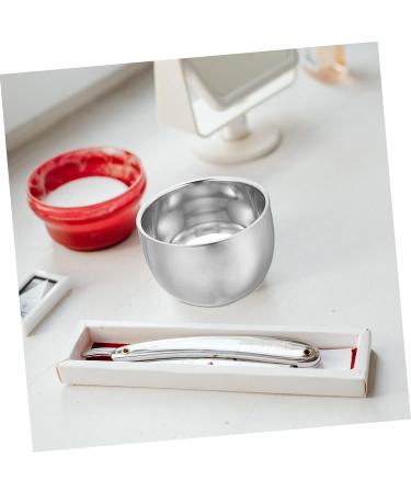 Adocarn Foam Shaving Container - Stainless Steel Double-Walled Mug for Shaving Soap & Foam - Buy Online on GoSupps.com