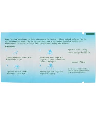 Finger Wipes for Teeth | Hygienic & Portable Teeth Cleaning Wipes for Home & Travel - Buy Online on GoSupps.com