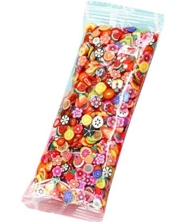 Guangcailun 1000pcs/bag 3D Polymer Clay Nail Slices Star Cartoon Flower Polymer Clay Nail Slices Fruit Feather Manicure Nail Art Decoration s 3# - Buy Online on GoSupps.com