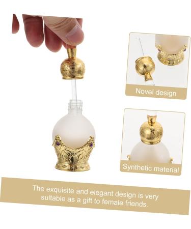 Beaupretty 2 Pcs Golden Perfume Bottle Diffuser - Travel-Friendly Composite Material | 9x4x4cm - Buy Online on GoSupps.com