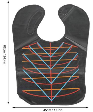 Professional Waterproof Hair Cutting Collar Magnetic Neck Wrap for Salon Stylists Black Hairdressing Cape Guide - Buy Online on GoSupps.com