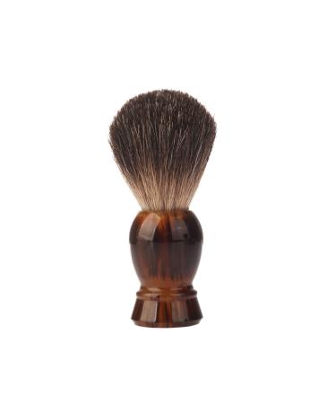 CSB Black Badger Hair Shaving Brush with Faux Tortoise shell Handle Beard Shave Brush