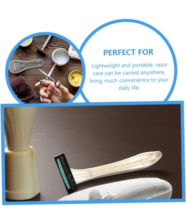 Beavorty 4-Piece Razor Storage Box - Travel Case for Safety Razors & Hairdresser Shavers - Razor Protection & Organization Solutions - Buy Online on GoSupps.com