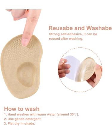 Ball of Foot Cushions - 2 Pairs Anti-Slip Gel Metatarsal Pads for High Heels | Comfort & Support for All-Day Wear - Buy Online on GoSupps.com
