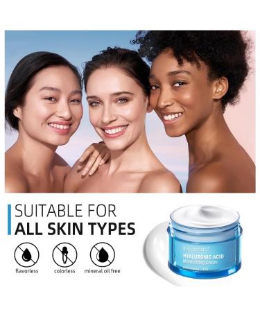 Hydro Boost Hyaluronic Acid Moisturizing Cream - Oil-Free Face Moisturizer for Dry Skin | 1.76oz | Long-Lasting Hydration - Buy Online on GoSupps.com