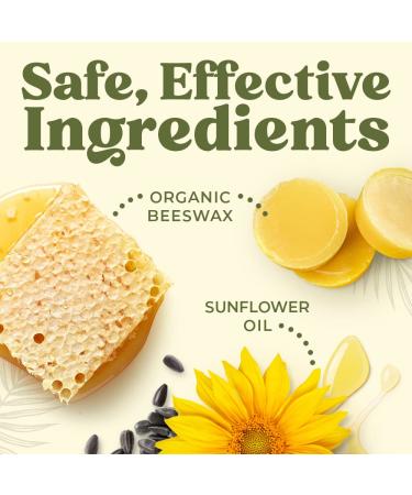 USDA Organic Eucalyptus Mint Lip Balm 4-Pack - Beeswax & Coconut Oil for Dry Lips | Earth's Daughter - Buy Online on GoSupps.com