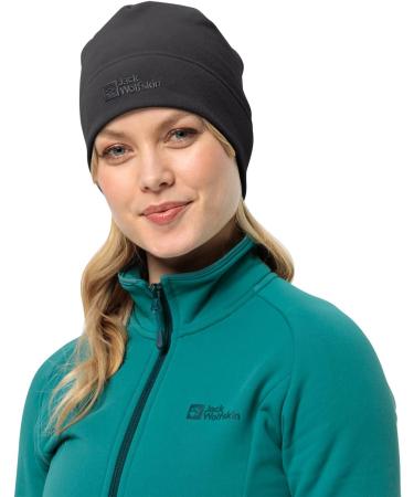 Jack Wolfskin Unisex Beanie Hat - Real Stuff One Size Black | International Shipping Available - Buy Online on GoSupps.com