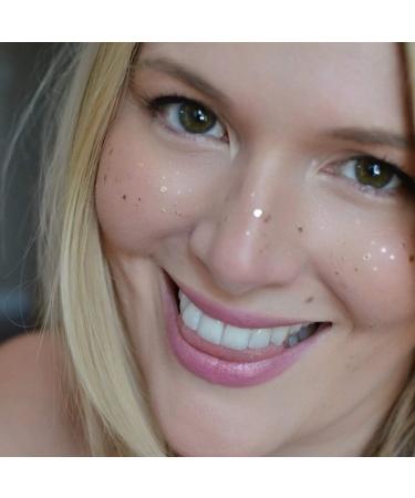 Sunkissed Gold Freckles Set - 10 Premium Festival Waterproof Metallic Gold Face Flash Tattoos - Buy Online on GoSupps.com