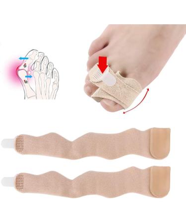 2pcs Bunion Corrector Gel Cloth Braces - Hallux Valgus Pain Relief Toe Separator for Men & Women - Buy Online on GoSupps.com