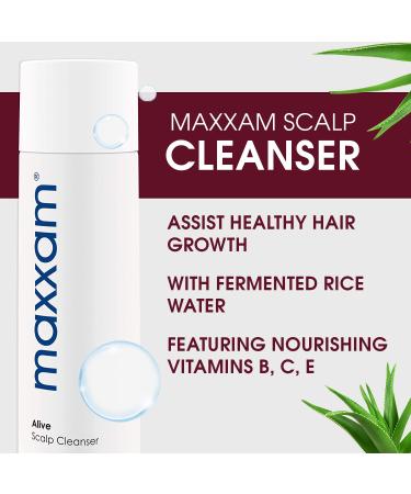 Maxxam Alive Fermented Rice Cleansing Shampoo - 10 Fl Oz - Buy Online on GoSupps.com
