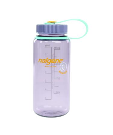 Nalgene Sustain Tritan BPA-Free Water Bottle Made with Material Derived From 50% Plastic Waste, 16 OZ, Wide Mouth Aubergine Sustain Water Bottle - Buy Online on GoSupps.com