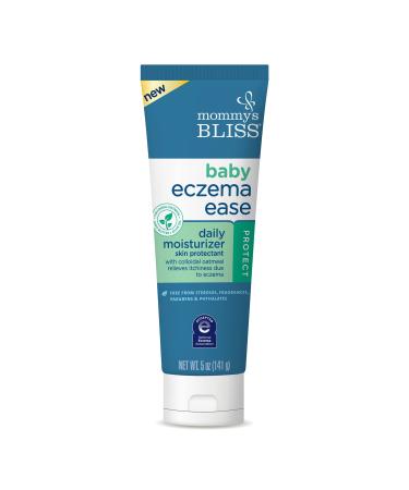 Mommy's Bliss Eczema Ease Daily Moisturizer with Colloidal Oatmeal Shea Butter & Olive Oil Protects & Relieve Skin Irritations & Itching due to Eczema Free from Steroids & Phthalates 5 oz