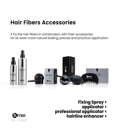 Kmax Concealing Hair Fibers Refill - Black Keratin Hair Powder for Hair Loss | 64g - Boost Volume & Coverage with eCommerce Shipping Worldwide - Buy Online on GoSupps.com