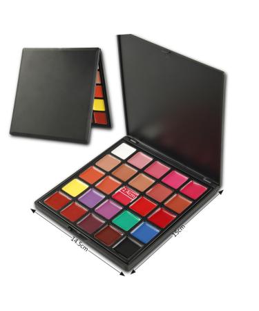 Buy Hemoton 25 Lip Gloss Palette - Waterproof Lip Tint & Makeup for Women | Best Glossy Lips - Buy Online on GoSupps.com