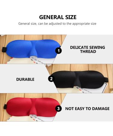Healifty 4pcs Blackout Sleep Masks - Adjustable Eye Covers for Adults & Kids | Light Blocking Blindfolds for Better Sleep - Buy Online on GoSupps.com