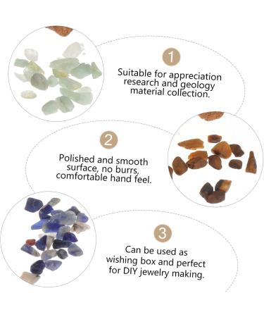 Hemoton 9pcs Tumble Chips Quartz Gem Chip Tumble Stones Mixed Gemstone Bottles Wishing Bottle Gem Bottle Ore As Shown 9PCS - Buy Online on GoSupps.com