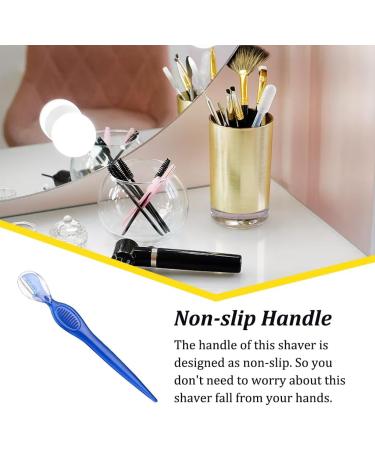 Outil de maquillage fournitures de toilettage rasoir pour les yeux brun rasoir pour le visage accessoires coiffure tondeuse sourcils Prink outils pochoir sourcils Bleu transparent - Buy Online on GoSupps.com