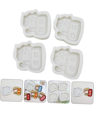 Operitacx 4 Pcs Shiba Inu Drawing Stencil Silicone Molds Baking Mold Creative Crystal Epoxy Mold Plaster Car - Buy Online on GoSupps.com