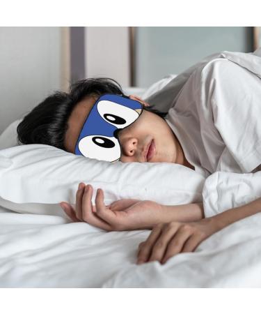 2-Piece Cartoon Eye Mask | Super Soft & Comfortable | Blocks Light & Reduces Eye Bags for Blue Eyes - Buy Online on GoSupps.com
