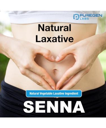Puregen Labs Senna Tablets 8.6 mg - 1000 Count | Natural Vegetable Laxative for Constipation Bloating & Gas Relief | International Shipping Available - Buy Online on GoSupps.com