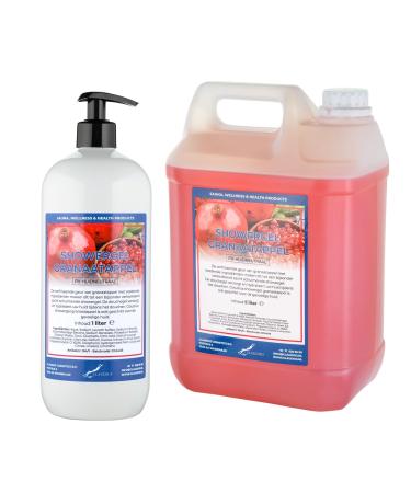 Claudius Showergel Pomegranate 5 liter + 1 liter with pump white
