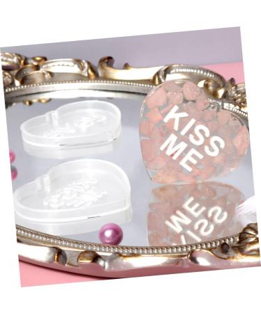 COHEALI 8 Pcs Love Silicone Mold Resin Mold Heart Keychain Molds Portable Pendant Molds Lovers Key Chain Set As Shownx4pcs 6.7X6cmx4pcs - Buy Online on GoSupps.com