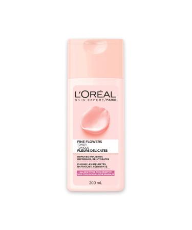L'Or al Paris Face Wash Fine Flowers Toner with Rose & Jasmine Flower Extracts 200 ml