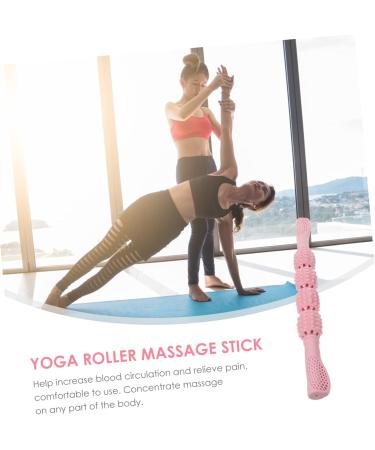 Gleavi Head & Leg Massage Device Set - 3 Pieces Body Massage Tools | Pink Yoga Roller for Deep Muscle Relief - Buy Online on GoSupps.com