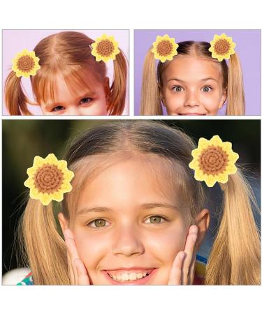Beaupretty Hair Ties For Girls 3 Pieces Handmade Sunflower Hair Ties Sunflower Hair Ropes Flower Ponytail Holder Sunflower Hair Rubber Bands - Buy Online on GoSupps.com