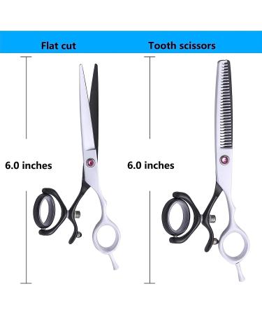 Professional Hairdressing Scissors Set 6.0 Inch Stainless Steel Hair Cutting & Thinning Scissors for Salon Quality Results International Shipping Available - Buy Online on GoSupps.com