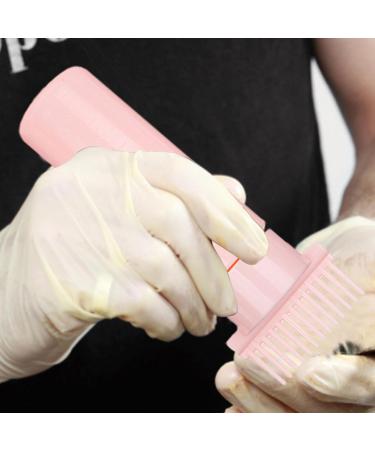 Comb Bottle Applicator | 180ml Hair Oiling Bottle Comb Applicator Scalp Bottle Applicator Hair Oil Bottle with Comb for Hair Hairdressing Coloring Pink Third Generation - Buy Online on GoSupps.com