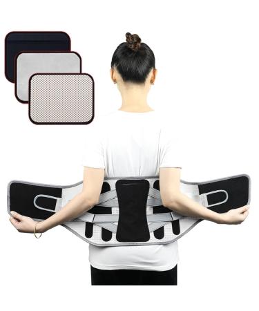 Core Back Brace Back Reliever Spinal Decompression Belt Decompression Belt Lower Back Stretcher Lumbar Traction Device Back Support Belt for Women & Men Black without Cushion 2XL - Buy Online on GoSupps.com