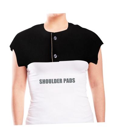 FOMIYES Warm Shoulder Vest - Shoulder Warmer & Stabilizer for Women | Cold Protection & Support | Velvet Brace 60x34cm Black - Buy Online on GoSupps.com