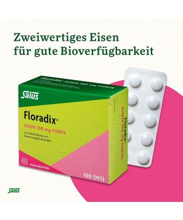 Buy Floradix Iron 100 mg Forte Tablets - Best Iron Supplement for Energy & Wellness | International Shipping Available - Buy Online on GoSupps.com