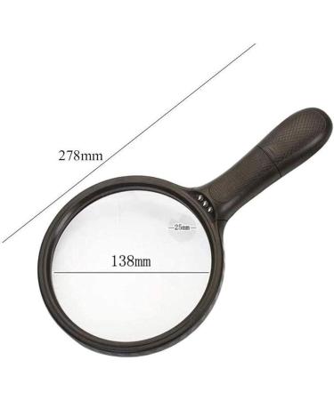 Professional Hand-held Magnifier Handheld Magnifier Reading Lens Loupe Black Full of Stars - Buy Online on GoSupps.com