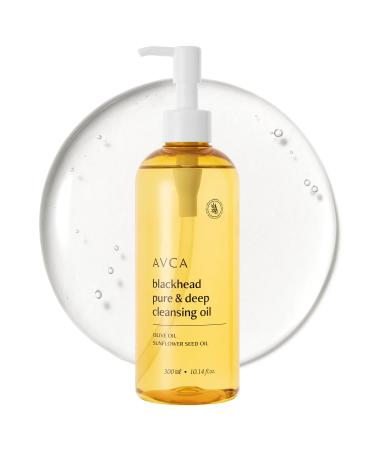 Korean Blackhead Remover Facial Cleansing Oil - Face Wash & Based Makeup Remover for Sensitive Normal & Oily Skin Face Pore Cleanser (300ml / 10.14 fl.oz.)