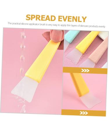 Ipetboom 2 Sets Brush Facial Mud Brush Applicator Brush Facial Mud Applicator Care Tools Silicone Facial Brush Body Butter Applicator Beauty Tools - Buy Online on GoSupps.com