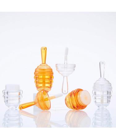 20 Pack Small Amber Honeycomb Lip Gloss Tubes Clear for Convenient Storage and Travel Use Clear - Buy Online on GoSupps.com