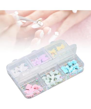 3D Cute Bowknot Nail Charms Nail Glitter Charm Rhinestones Ornaments Nail Art Decorations Glitter Accessories for DIY Craft Nail Art Design Manicure Decor - Buy Online on GoSupps.com