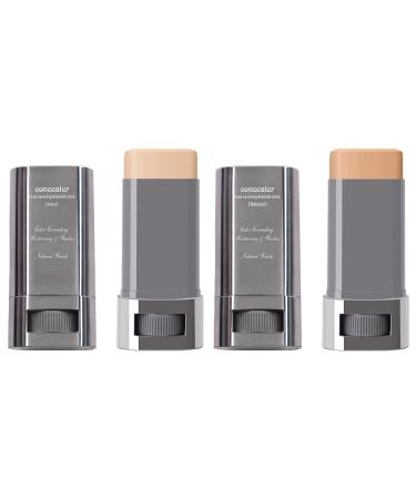 2 Pieces Under Eye Concealer Stick | 30g Dark circles Blemish Concealer | Waterproof Cover Stick Collection Concealer | Makeup Concealers & Correctors | Colour Corrector Dark Circles Ivorys 1 count (Pack of 1)