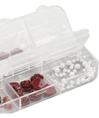 3D Cute Flower Butterfly Nail Charms Nail Glitter Charm Rhinestones Ornaments Nail Art Decorations Glitter Accessories for DIY Craft Nail Art Design Manicure Decor - Buy Online on GoSupps.com