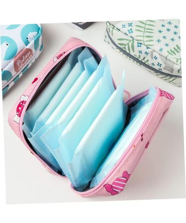BCOATH 4pcs Sanitary Napkin Storage Bag Organizer for Women - Travel Wallets & Coin Purses, Period Starter Kit & Storage Solution - Buy Online on GoSupps.com