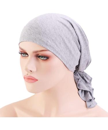 amangul Cotton for Head Scarf Turban Chemo Inner Hijab Pre Tied Bonnet(Black) - Buy Online on GoSupps.com