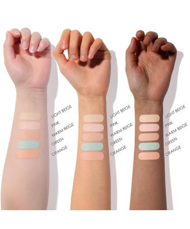 Focallure Color Correcting Concealer Palette - 5 Colors Camouflage Contour Palette for Dark Circles, Blemishes, and Redness - Buy Online on GoSupps.com