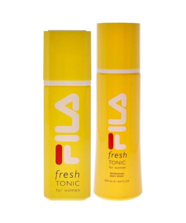 Fila Fresh Yellow for Women - 2 Pc Gift Set 3.4oz EDP Spray 8.4oz Body Spray - Buy Online on GoSupps.com